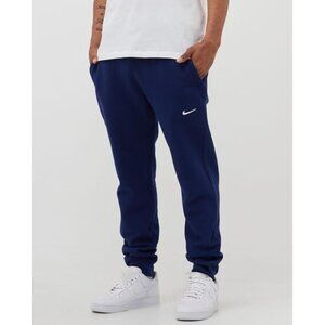 Nike Mens Club Fleece Tapered Jogger Pants Size XL Navy White 826431 410 New